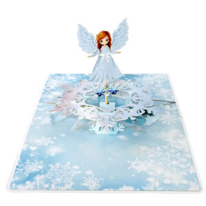 Christmas-Little-Girl-Angel-3D-pop-up-Card-02