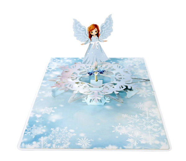 Christmas-Little-Girl-Angel-3D-pop-up-Card-02