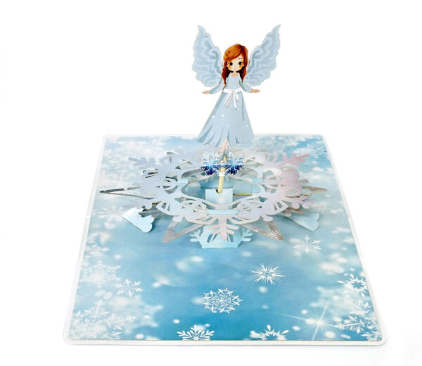 Christmas-Little-Girl-Angel-3D-pop-up-Card-03