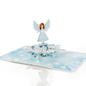 Christmas-Little-Girl-Angel-3D-pop-up-Card-04