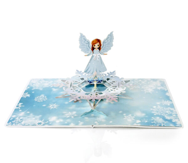 Christmas-Little-Girl-Angel-3D-pop-up-Card-05