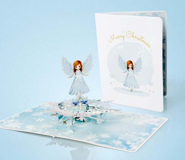 Christmas-Little-Girl-Angel-3D-pop-up-Card-08