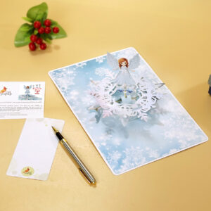 Christmas-Little-Girl-Angel-3D-pop-up-Card-09