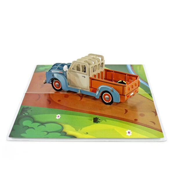 Greeting-Card-For-Father-With-3D-Popup-Truck-02