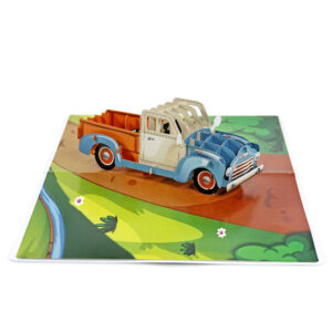 Greeting-Card-For-Father-With-3D-Popup-Truck-03