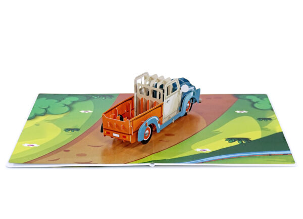 Greeting-Card-For-Father-With-3D-Popup-Truck-05