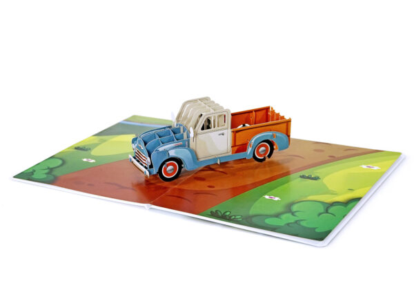 Greeting-Card-For-Father-With-3D-Popup-Truck-06