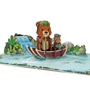 Happy-Father-Day-greeting-card-Bear-Fishing-3D-pop-up-04