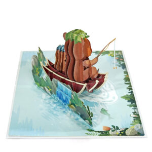 Happy-Father-Day-greeting-card-Bear-Fishing-3D-pop-up-05