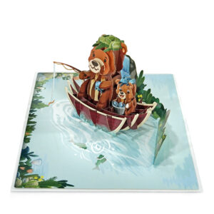 Happy-Father-Day-greeting-card-Bear-Fishing-3D-pop-up-06