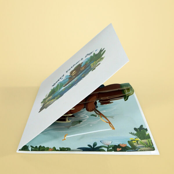 Happy-Father-Day-greeting-card-Bear-Fishing-3D-pop-up-09