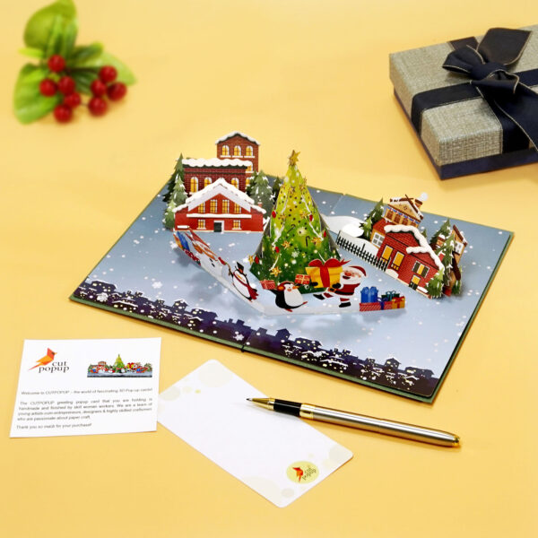 Merry-Christmas-Greeting-Card-Pop-Up-3D-Xmas-Holiday-09