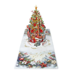 Pine-Tree-Children-Merry-Christmas-3D-Greeting-Card-02