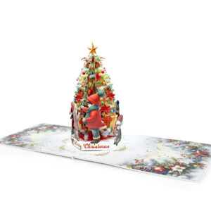 Pine-Tree-Children-Merry-Christmas-3D-Greeting-Card-06