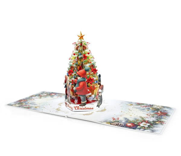 Pine-Tree-Children-Merry-Christmas-3D-Greeting-Card-06