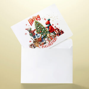 Pine-Tree-Children-Merry-Christmas-3D-Greeting-Card-11