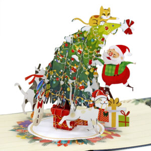 Pine-Tree-and-Santa-Claus-3D-Greeting-Card-01