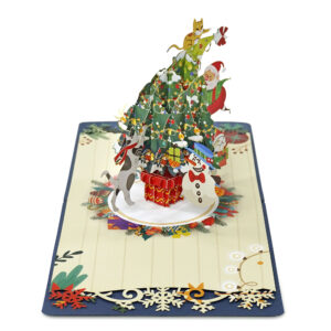 Pine-Tree-and-Santa-Claus-3D-Greeting-Card-02