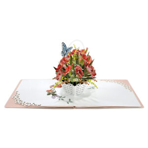 Pink-carnations-basket-3D-popup-card-06