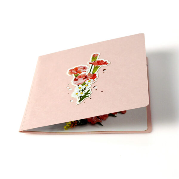 Pink-carnations-basket-3D-popup-card-09