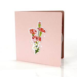 Pink-carnations-basket-3D-popup-card-10