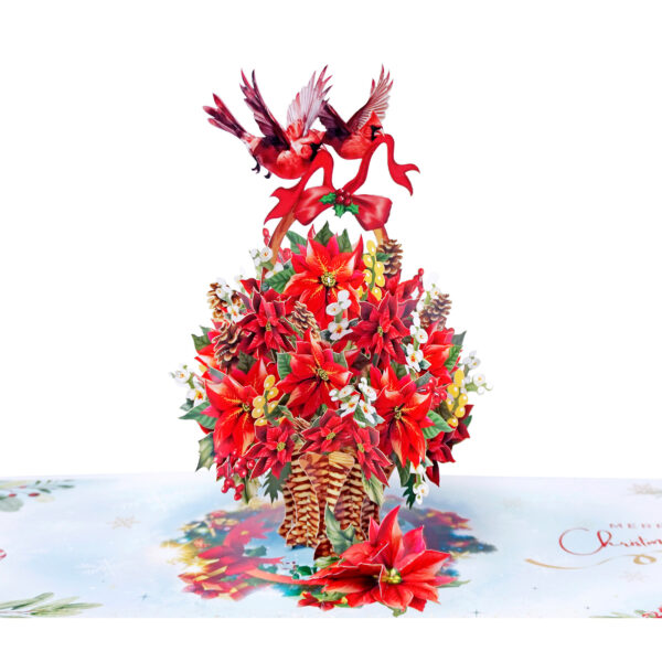 Poinsettia-Basket-Flower-3D-popup-Greeting-Card-01