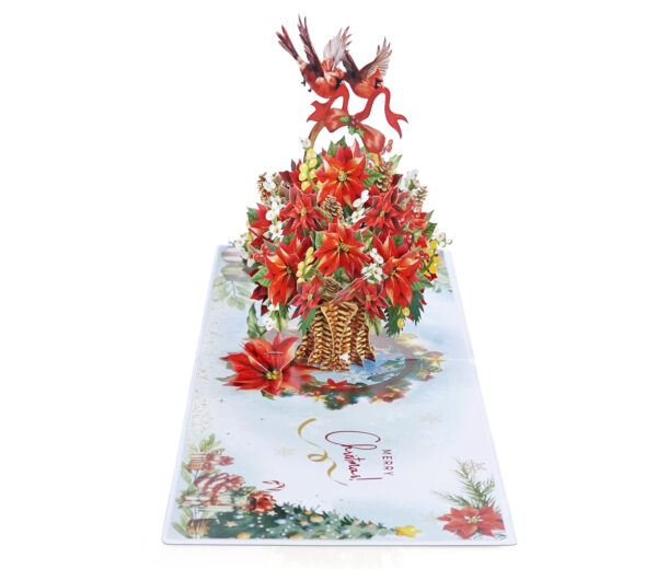 Poinsettia-Basket-Flower-3D-popup-Greeting-Card-02