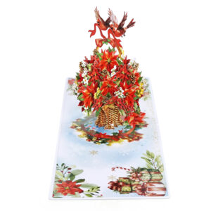 Poinsettia-Basket-Flower-3D-popup-Greeting-Card-03