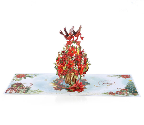 Poinsettia-Basket-Flower-3D-popup-Greeting-Card-04