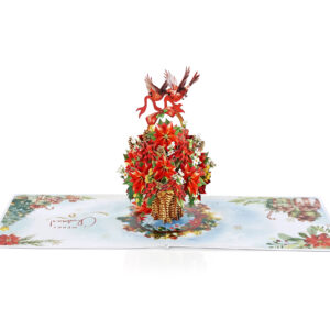 Poinsettia-Basket-Flower-3D-popup-Greeting-Card-05