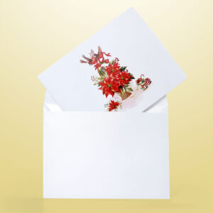 Poinsettia-Basket-Flower-3D-popup-Greeting-Card-11