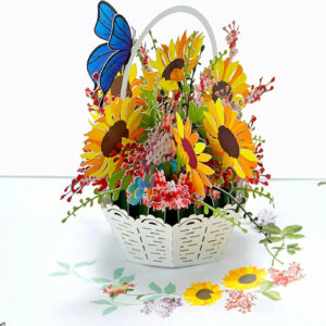 Sunflowers-White-Basket-3D-Greeting-Card-02