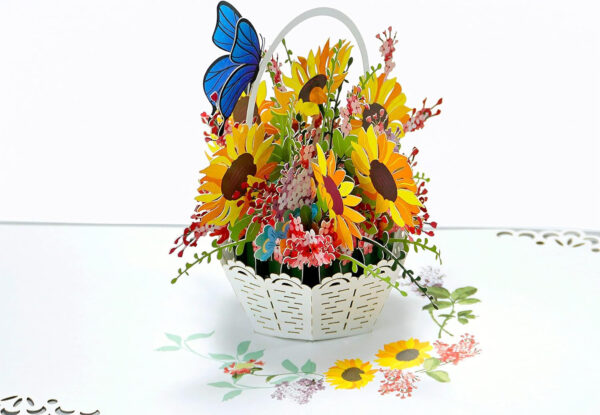 Sunflowers-White-Basket-3D-Greeting-Card-02