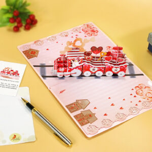 The-red-train-with-journey-of-love-3D-card-08