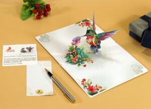 Meaning and Use of Hummingbird Greeting 3D Popup Cards