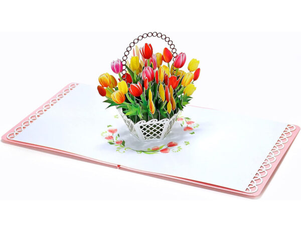 Yellow-and-red-tulip-3D-Popup-basket-paper-03