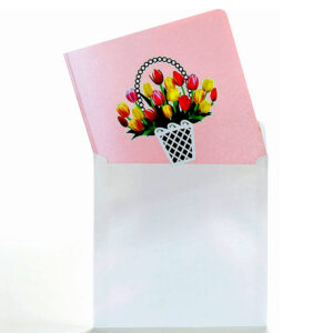 Yellow-and-red-tulip-3D-Popup-basket-paper-08