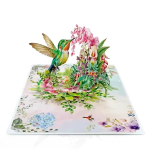 green-hummingbird-pop-up-card