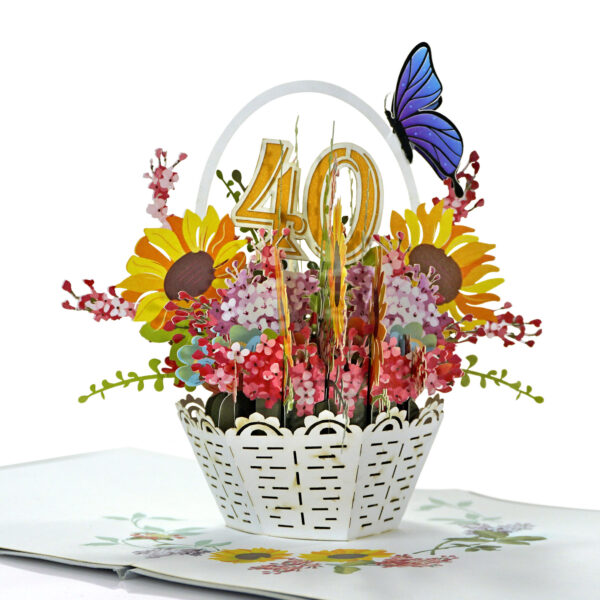 40th-Sunflowers-Bastket-3D-greeting-Card-01