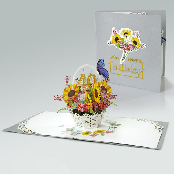 40th-Sunflowers-Bastket-3D-greeting-Card-08