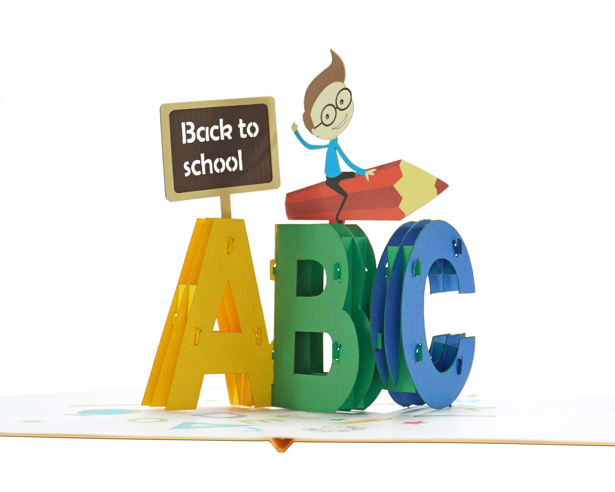 Back-to-School-greeting-3D-popup-card-00