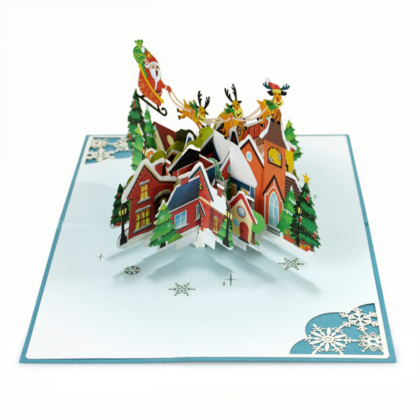 Santa-sleigh-and-reindeer-Christmas-3D-Card-02