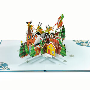 Santa-sleigh-and-reindeer-Christmas-3D-Card-05