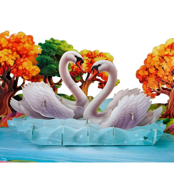 Valentine-3D-greeting-card-swans-swimming-popup-00