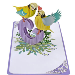 Yellow-birds-anniversary-Wedding-3D-Greeting-Popup-Card-02