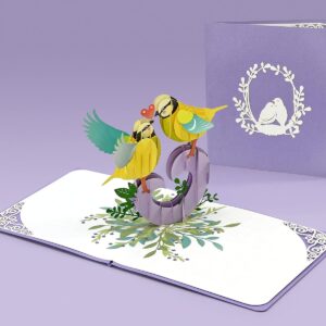 Yellow-birds-anniversary-Wedding-3D-Greeting-Popup-Card-05