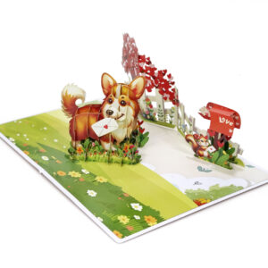 Happy-Valentine-3D-greeting-popup-with-Corgi-Dog-05