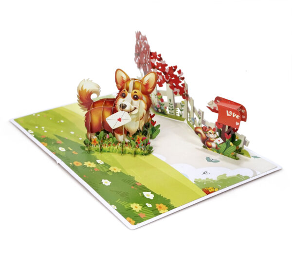 Happy-Valentine-3D-greeting-popup-with-Corgi-Dog-05