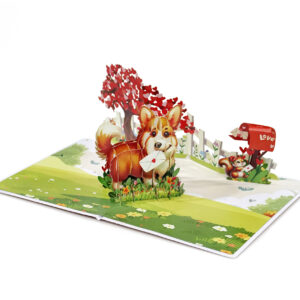 Happy-Valentine-3D-greeting-popup-with-Corgi-Dog-06