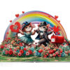 Happy-valentine-greeting-card-with-3D-Cat-couple-01